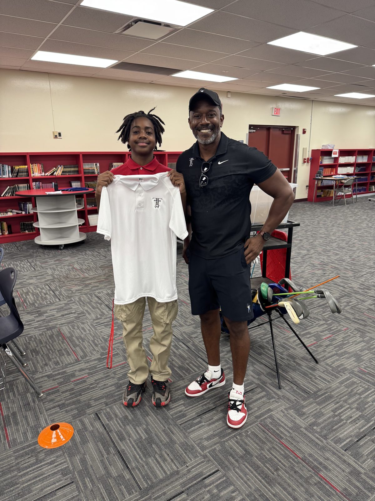 FFGF coach mentoring a youth participant one-on-one